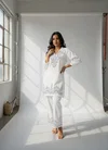 Naisha K 718 Cotton Flex White colour Stylish Wear Co Ord Set